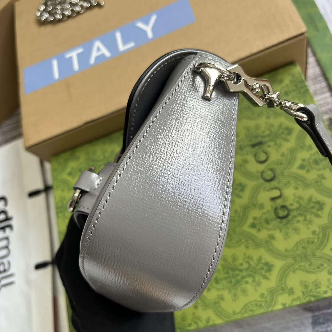 Gucci 774209 Gucci Horsebit 1955 Mini Shoulder Bag Grey | gucci 774209 gucci horsebit 1955 mini shoulder bag grey 7