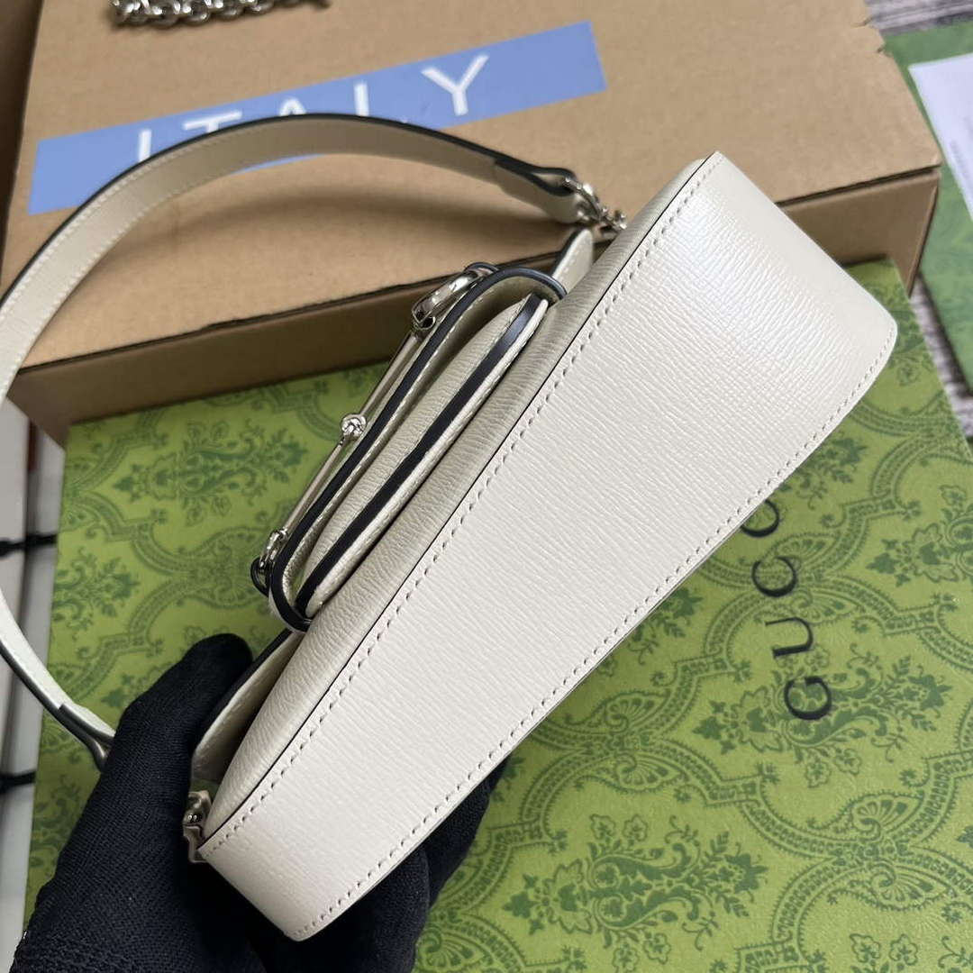 Gucci 774209 Gucci Horsebit 1955 Mini Shoulder Bag White | gucci 774209 gucci horsebit 1955 mini shoulder bag white 6