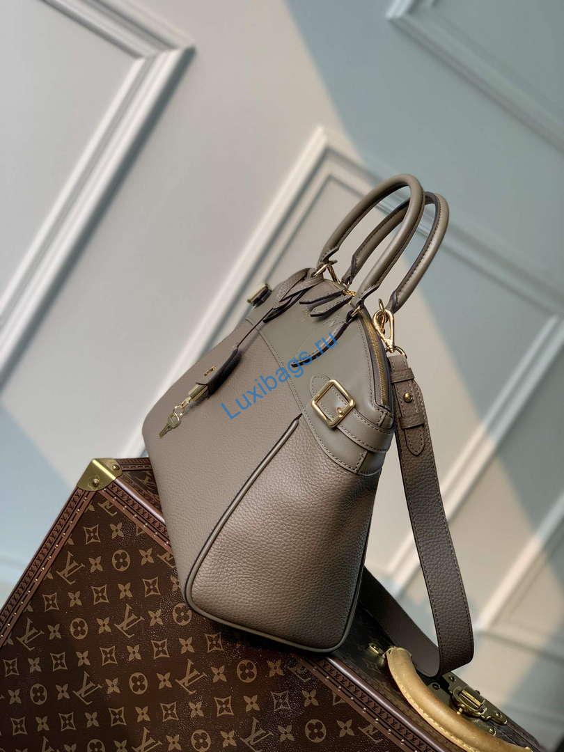LV M22927 Louis Vuitton Lock It MM Bag Earth | lv m22927 louis vuitton lock it mm bag earth 3