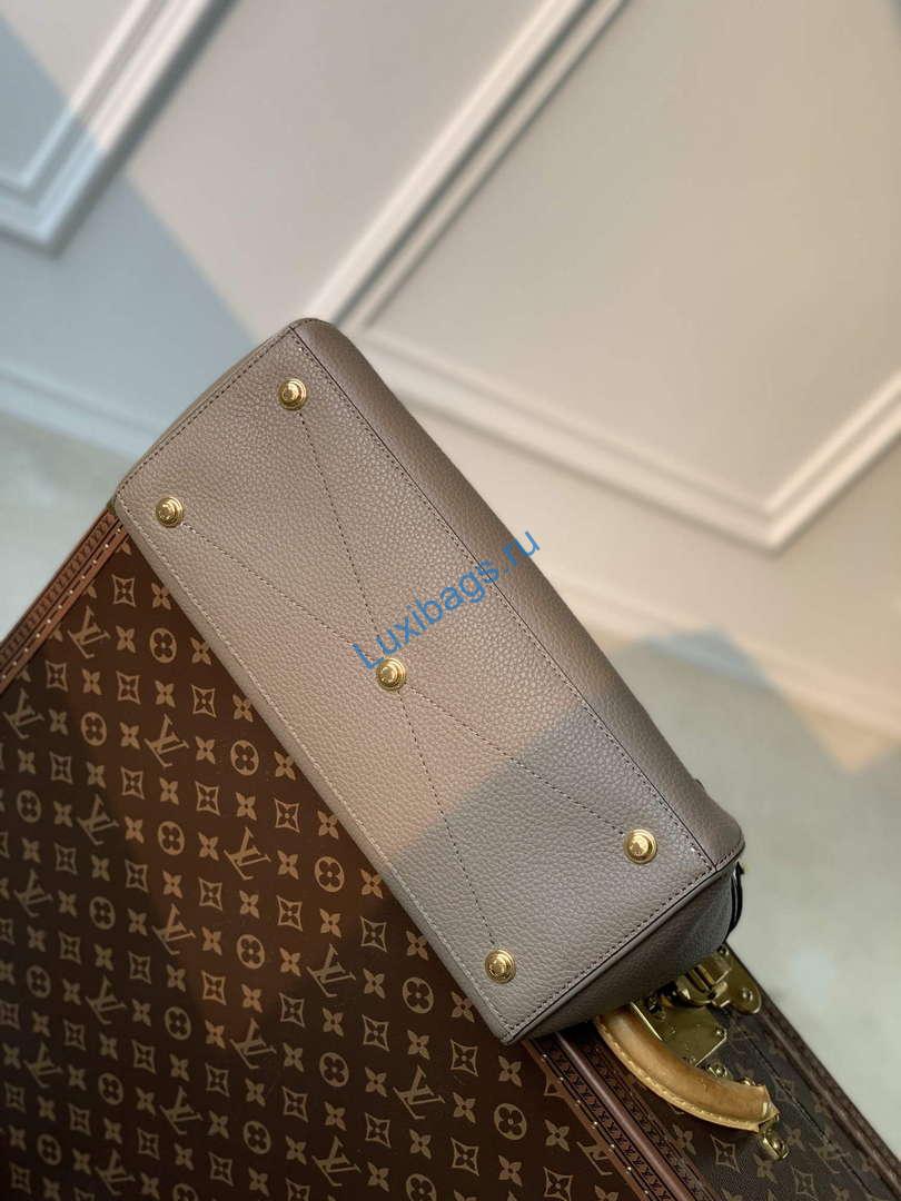 LV M22927 Louis Vuitton Lock It MM Bag Earth | lv m22927 louis vuitton lock it mm bag earth 5