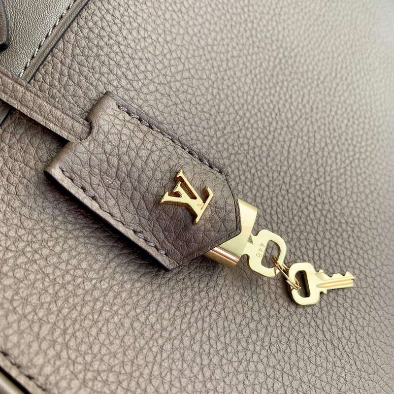 LV M22927 Louis Vuitton Lock It MM Bag Earth | lv m22927 louis vuitton lock it mm bag earth 6