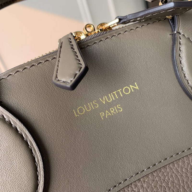 LV M22927 Louis Vuitton Lock It MM Bag Earth | lv m22927 louis vuitton lock it mm bag earth 7