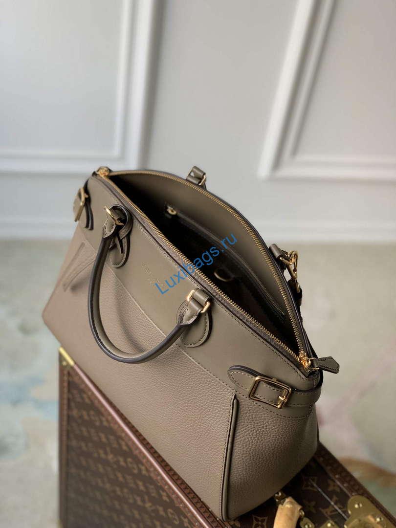 LV M22927 Louis Vuitton Lock It MM Bag Earth | lv m22927 louis vuitton lock it mm bag earth 9