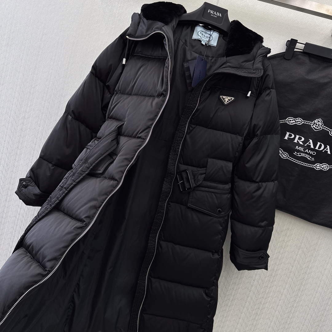 Prada Women's Fashion Clothing Down Coat P74181 | prada womens fashion clothing down coat p74181 7