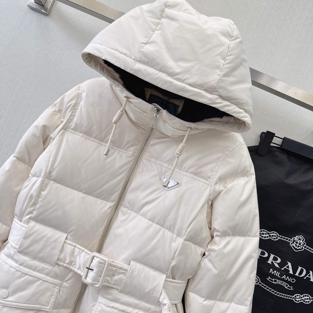Prada Women's Fashion Clothing Down Coat P74182 | prada womens fashion clothing down coat p74182 3