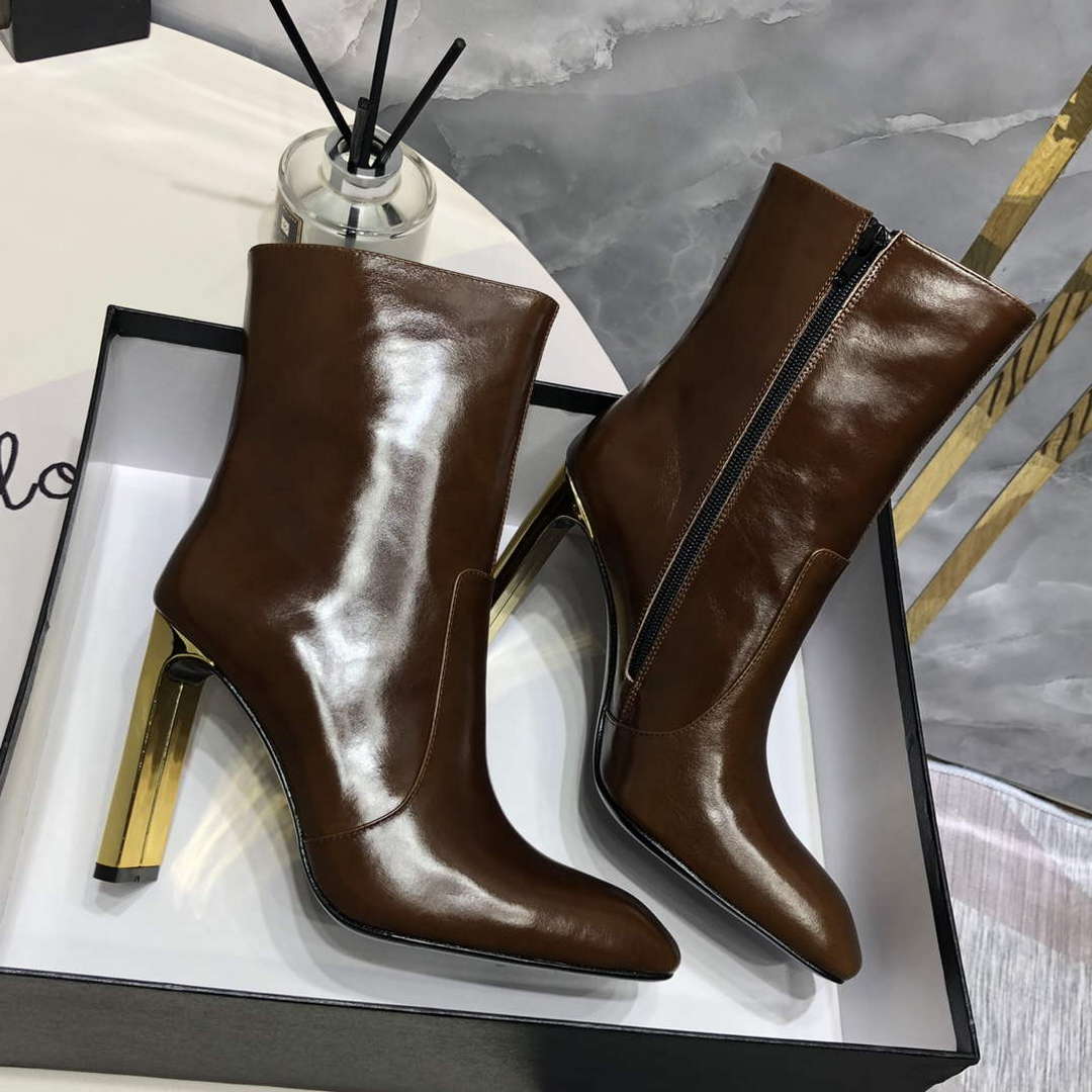 YSL Women's Boots Designer Saint Laurent High Shoes Y67211 | ysl womens boots designer saint laurent high shoes y67211 9
