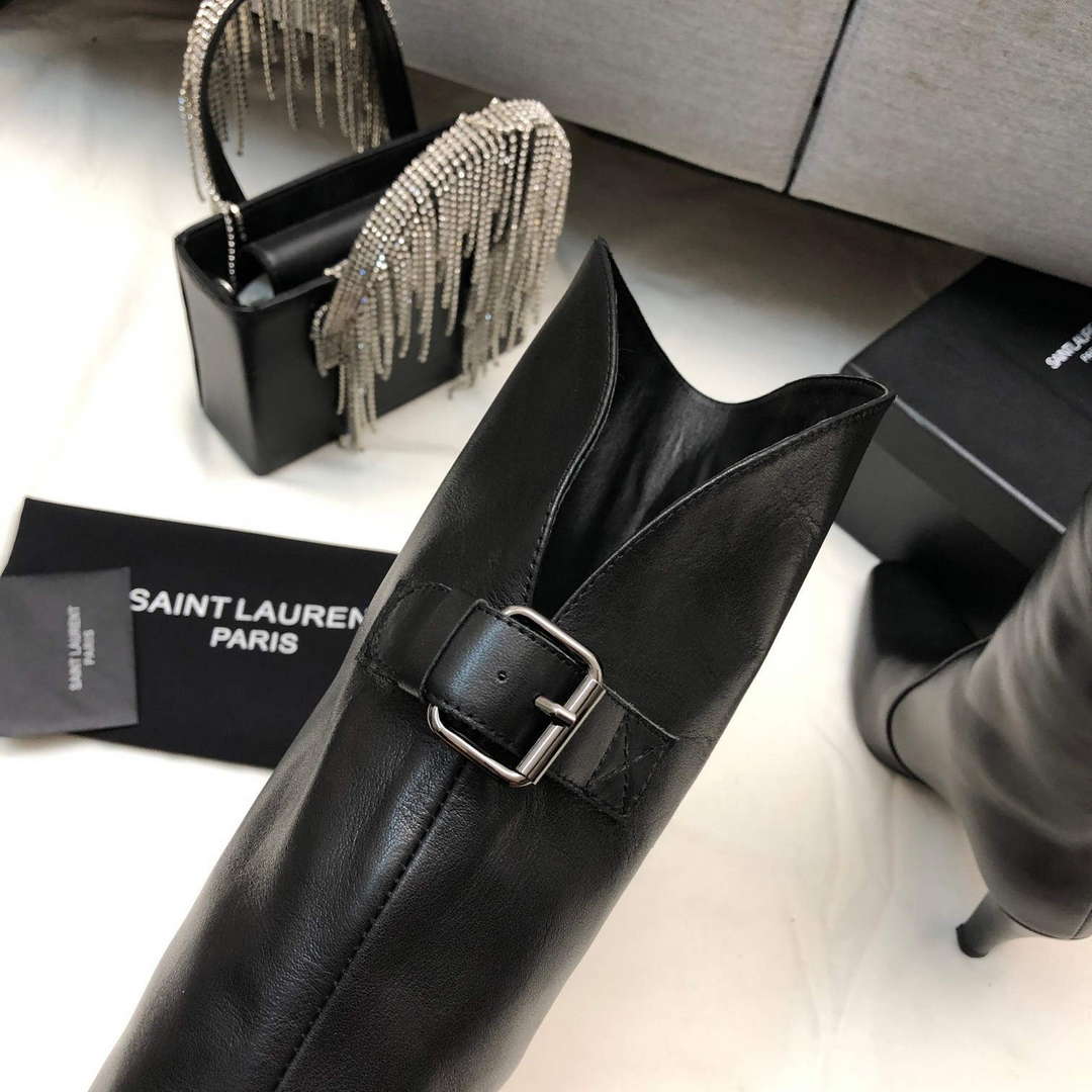 YSL Women's Boots Designer Saint Laurent High Shoes Y67214 | ysl womens boots designer saint laurent high shoes y67214 7