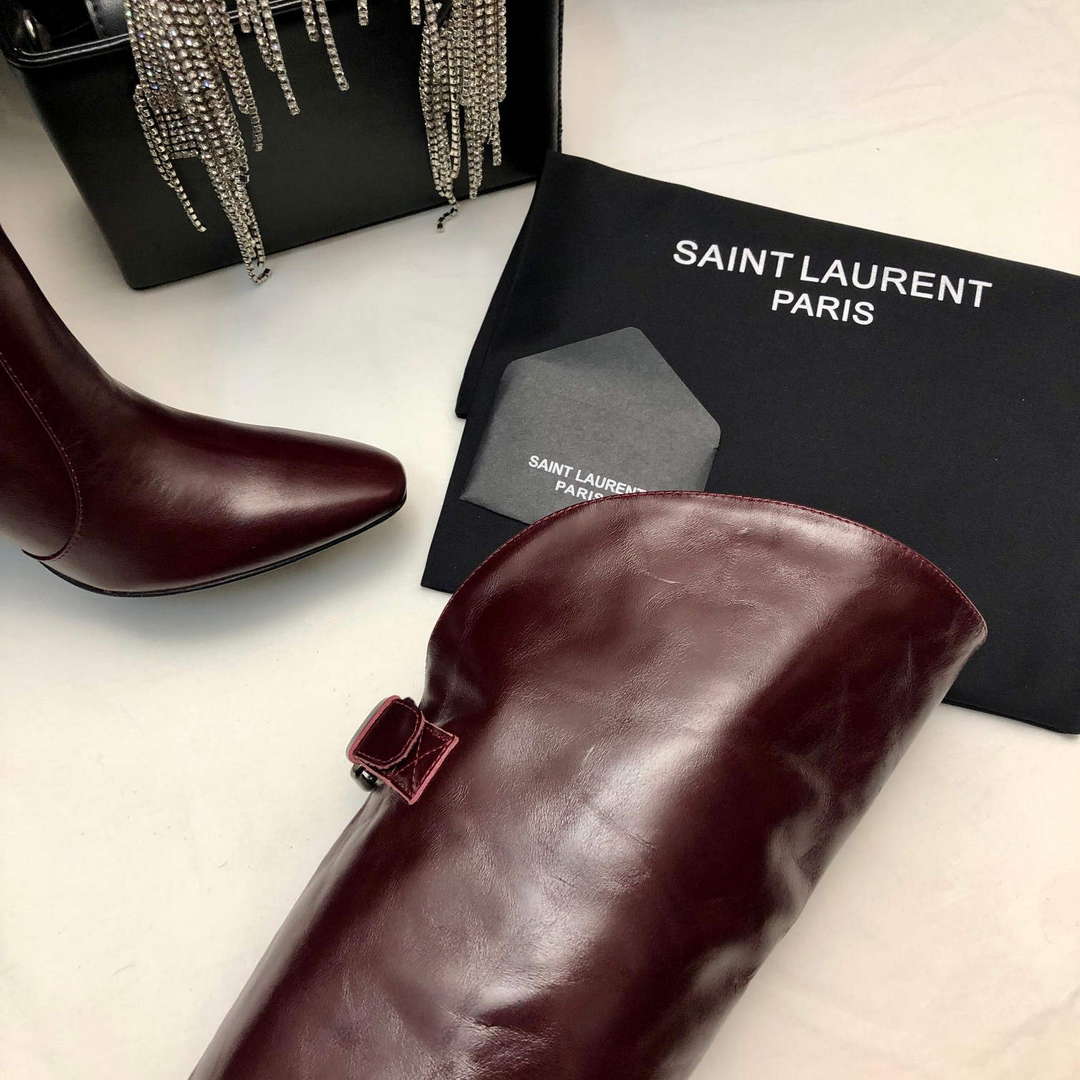 YSL Women's Boots Designer Saint Laurent High Shoes Y67215 | ysl womens boots designer saint laurent high shoes y67215 7