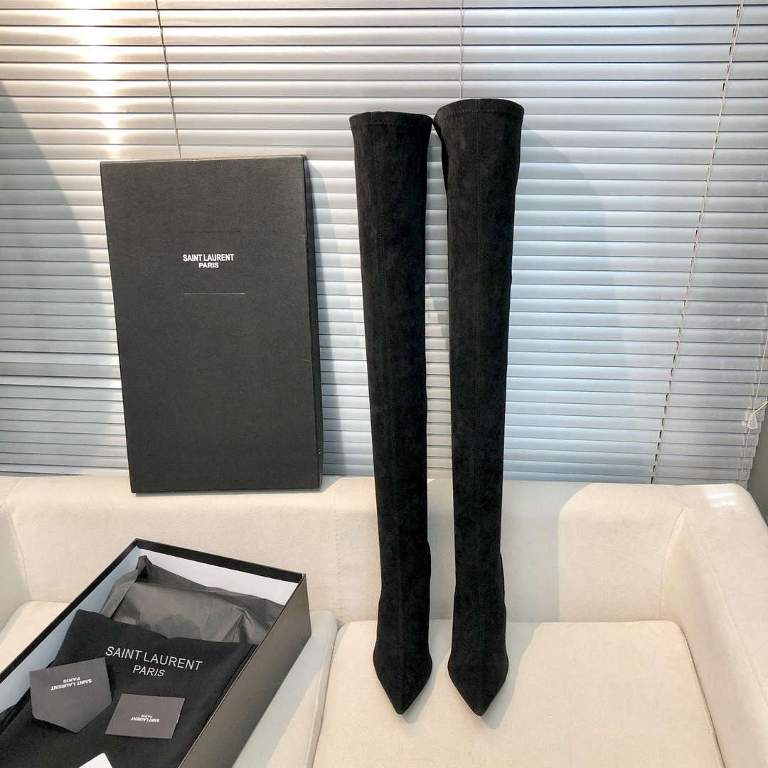 YSL Women's Boots Designer Saint Laurent High Shoes Y67220 | ysl womens boots designer saint laurent high shoes y67220 1