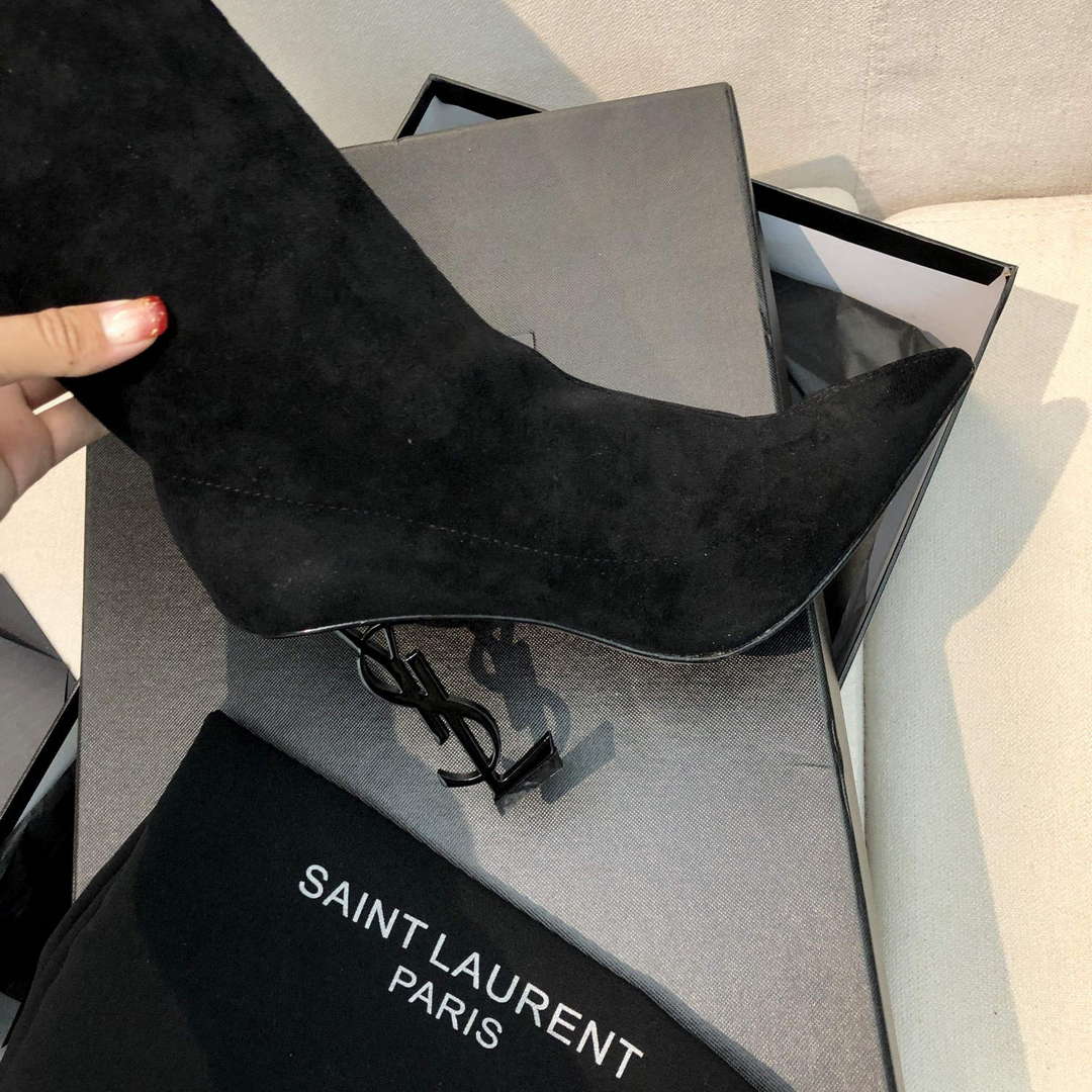 YSL Women's Boots Designer Saint Laurent High Shoes Y67220 | ysl womens boots designer saint laurent high shoes y67220 8