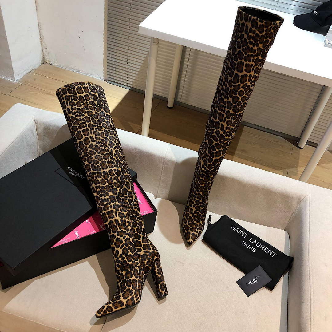 YSL Women's Boots Designer Saint Laurent High Shoes Y67221 | ysl womens boots designer saint laurent high shoes y67221 2