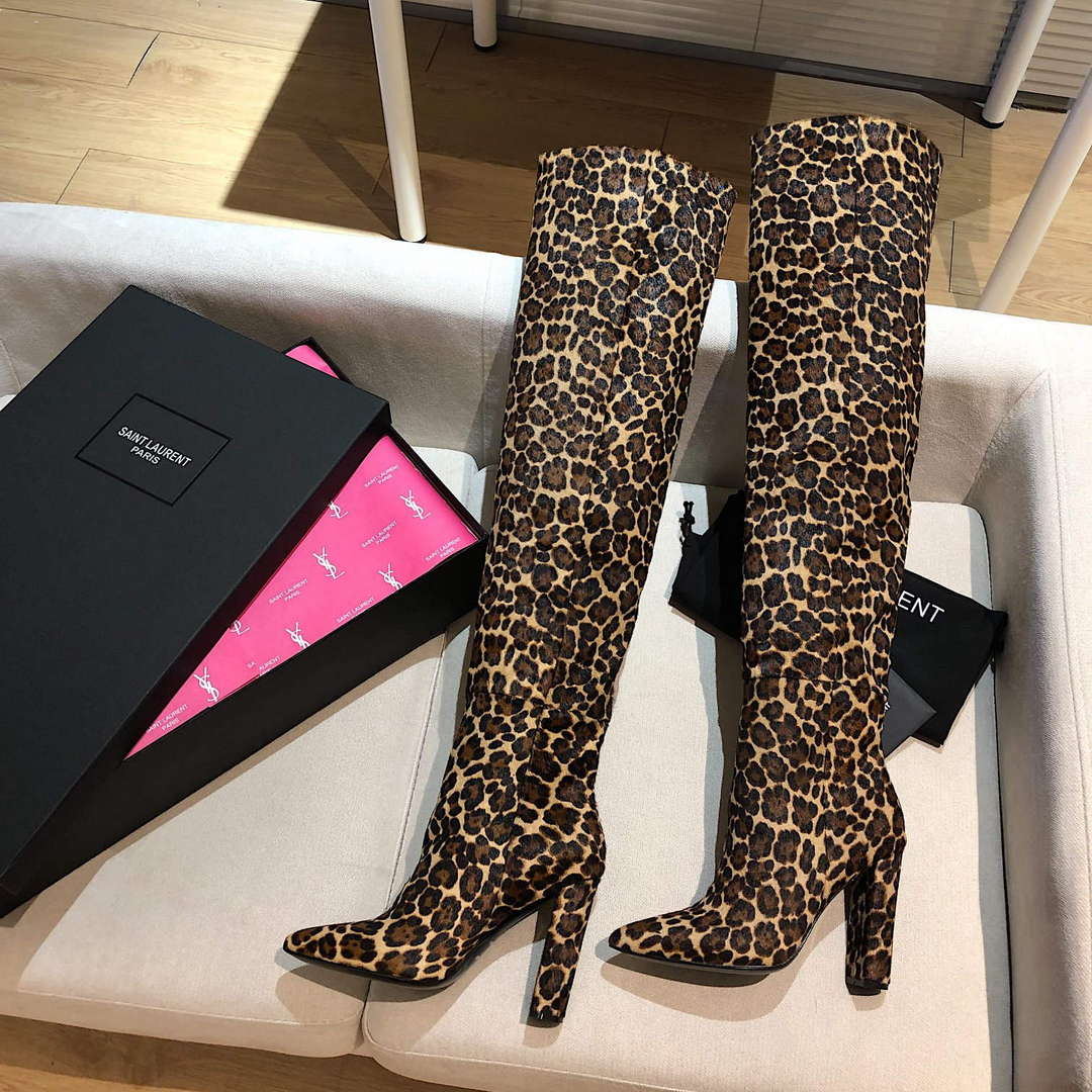 YSL Women's Boots Designer Saint Laurent High Shoes Y67221 | ysl womens boots designer saint laurent high shoes y67221 5