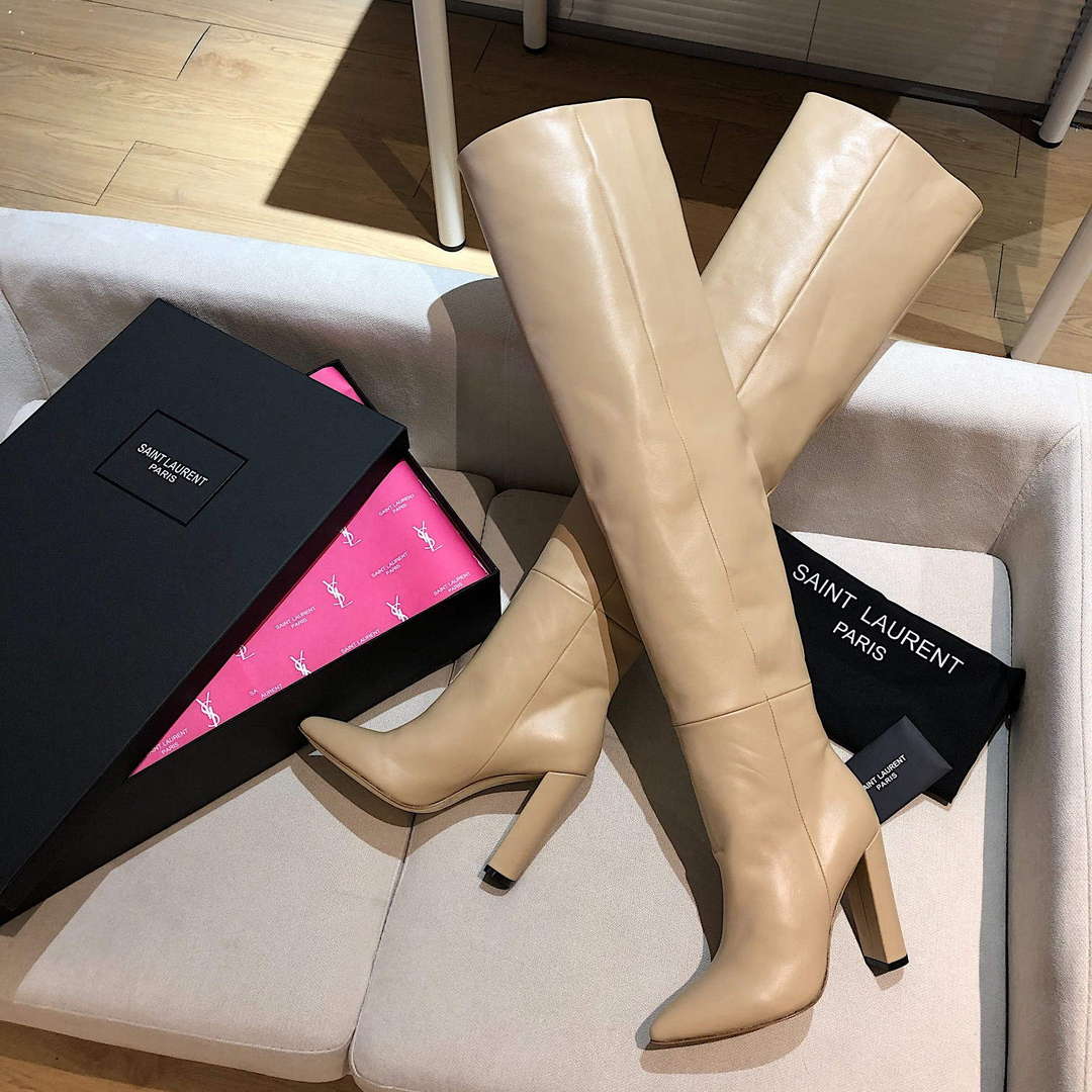 YSL Women's Boots Designer Saint Laurent High Shoes Y67222 | ysl womens boots designer saint laurent high shoes y67222 4
