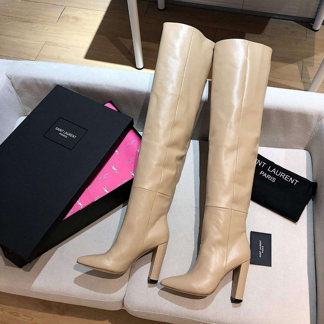 YSL Women's Boots Designer Saint Laurent High Shoes Y67222 | ysl womens boots designer saint laurent high shoes y67222 6