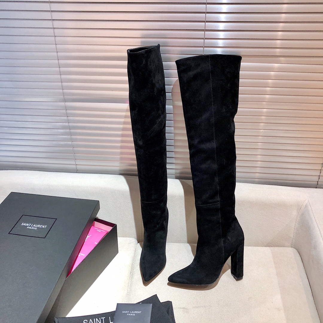 YSL Women's Boots Designer Saint Laurent High Shoes Y67223 | ysl womens boots designer saint laurent high shoes y67223 3