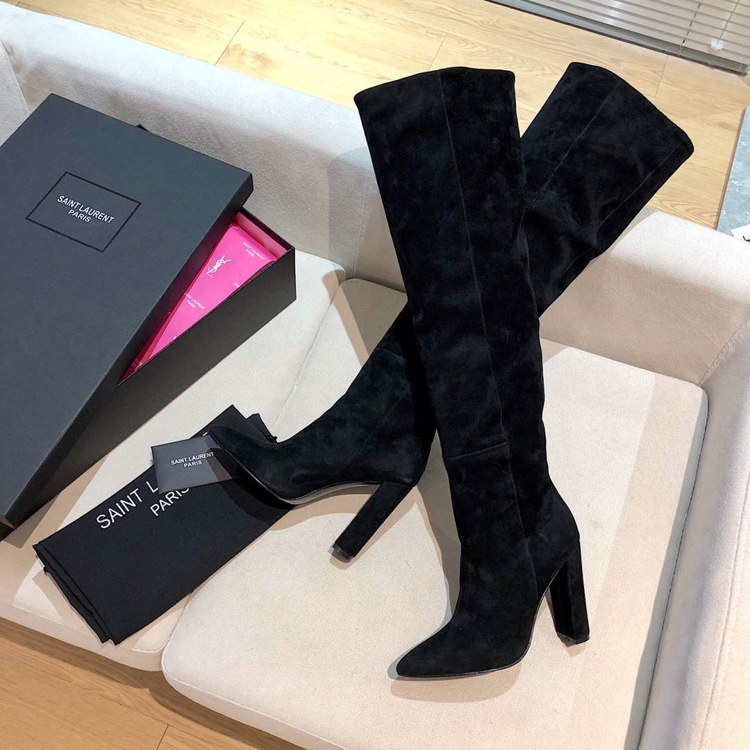 YSL Women's Boots Designer Saint Laurent High Shoes Y67223 | ysl womens boots designer saint laurent high shoes y67223 6