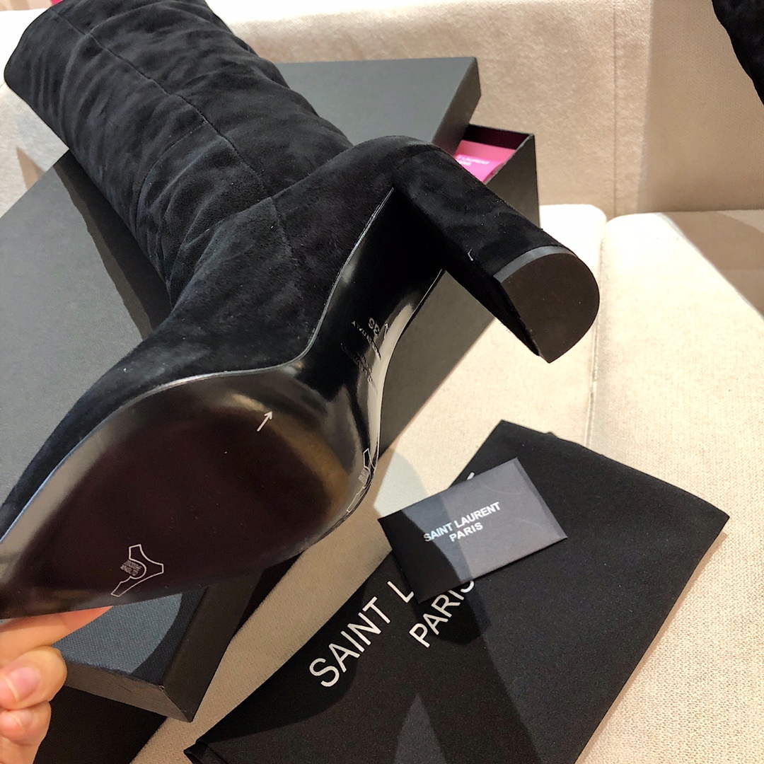 YSL Women's Boots Designer Saint Laurent High Shoes Y67223 | ysl womens boots designer saint laurent high shoes y67223 9