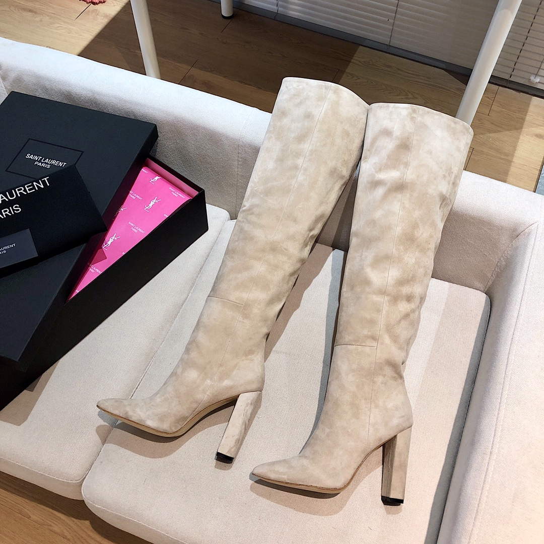 YSL Women's Boots Designer Saint Laurent High Shoes Y67224 | ysl womens boots designer saint laurent high shoes y67224 6