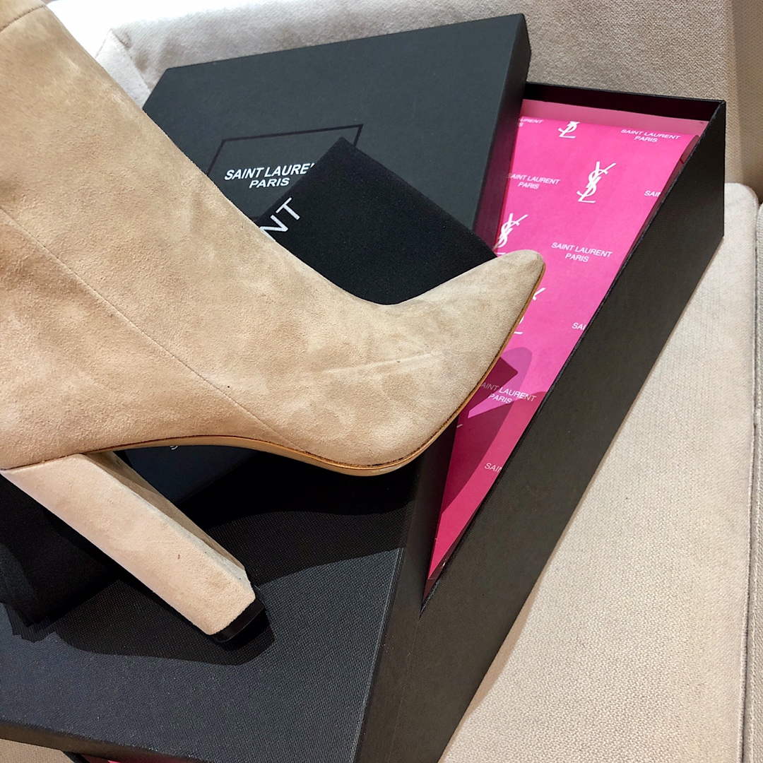 YSL Women's Boots Designer Saint Laurent High Shoes Y67224 | ysl womens boots designer saint laurent high shoes y67224 7