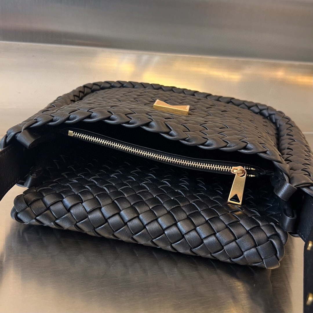 Bottega Veneta BV 709418 Small Cobble Shoulder Bag Black | bottega veneta bv 709418 small cobble shoulder bag black 005