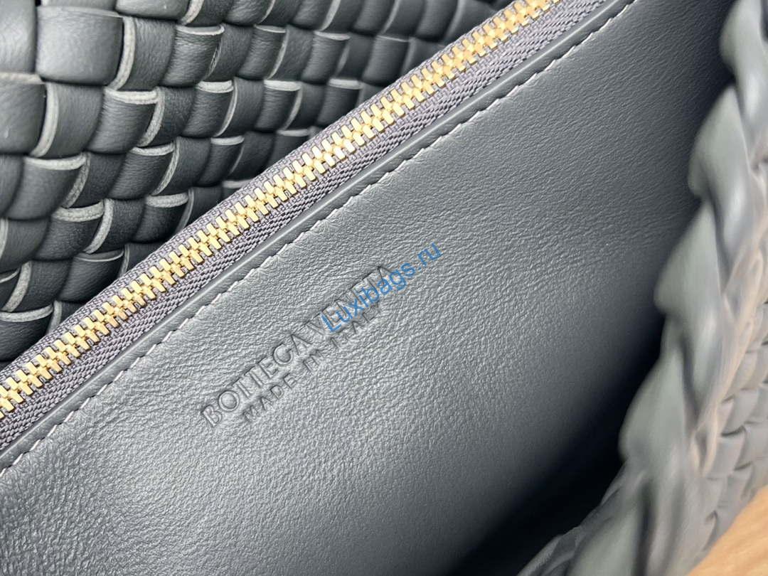 Bottega Veneta BV 709418 Small Cobble Shoulder Bag Dark Gray | bottega veneta bv 709418 small cobble shoulder bag dark grey 006