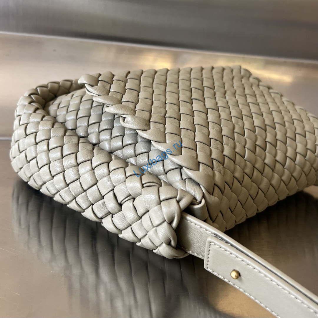 Bottega Veneta BV 709418 Small Cobble Shoulder Bag Gray | bottega veneta bv 709418 small cobble shoulder bag gray 002