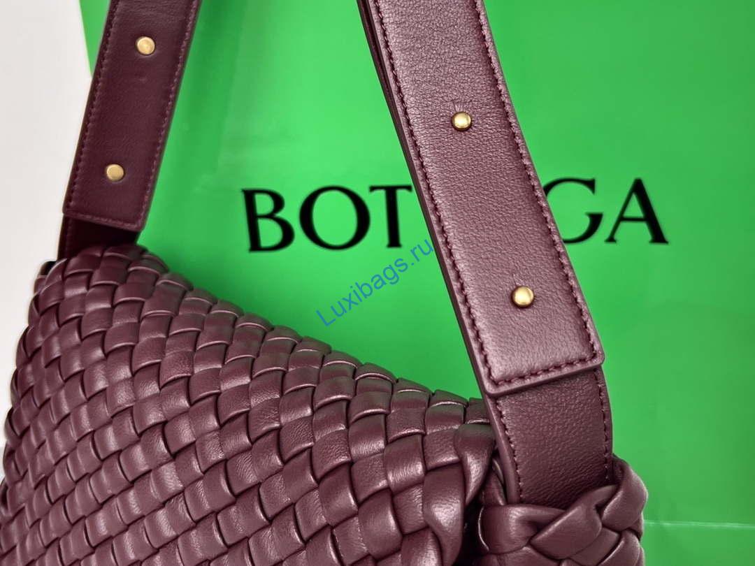 Bottega Veneta BV 709418 Small Cobble Shoulder Bag Wine Red | bottega veneta bv 709418 small cobble shoulder bag wine red 007
