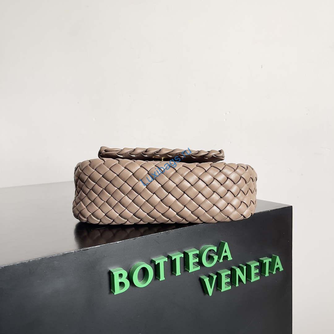 Bottega Veneta BV 762711 Mini Cobble Shoulder Bag Brown | bottega veneta bv 762711 mini cobble shoulder bag brown 002