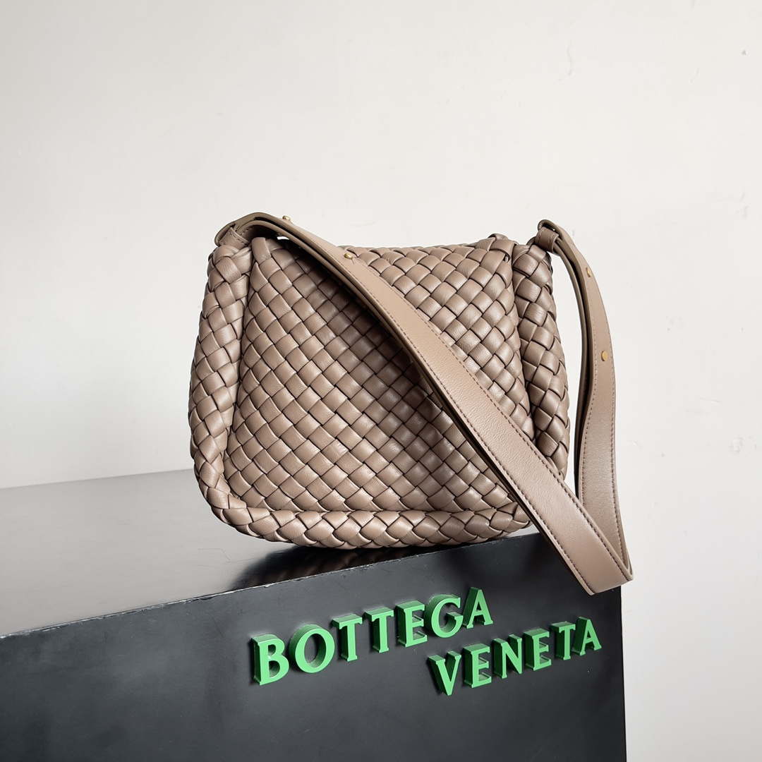 Bottega Veneta BV 762711 Mini Cobble Shoulder Bag Brown | bottega veneta bv 762711 mini cobble shoulder bag brown 004