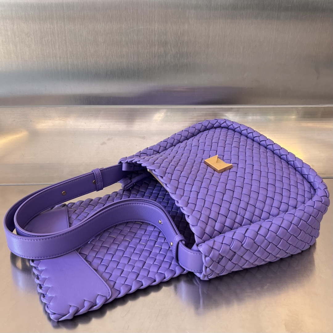 Bottega Veneta BV 762711 Mini Cobble Shoulder Bag Purple | bottega veneta bv 762711 mini cobble shoulder bag purple 006
