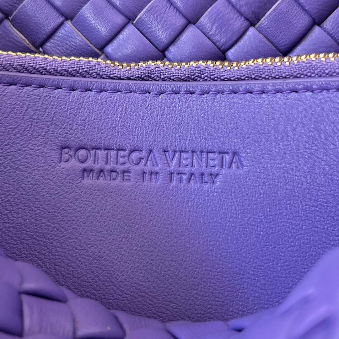 Bottega Veneta BV 762711 Mini Cobble Shoulder Bag Purple | bottega veneta bv 762711 mini cobble shoulder bag purple 008