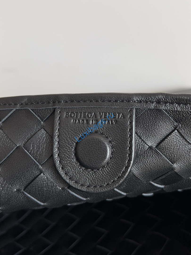 Bottega Veneta BV 776768 Sardine With Chain Black | bottega veneta bv 776768 sardine with chain black 005