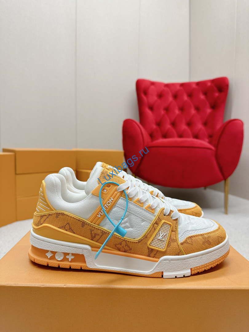 Louis Vuitton 1A9JG2 Men Women's LV Trainer Sneaker L62486 | louis vuitton 1a9jg2 men womens lv trainer sneaker l62486 02