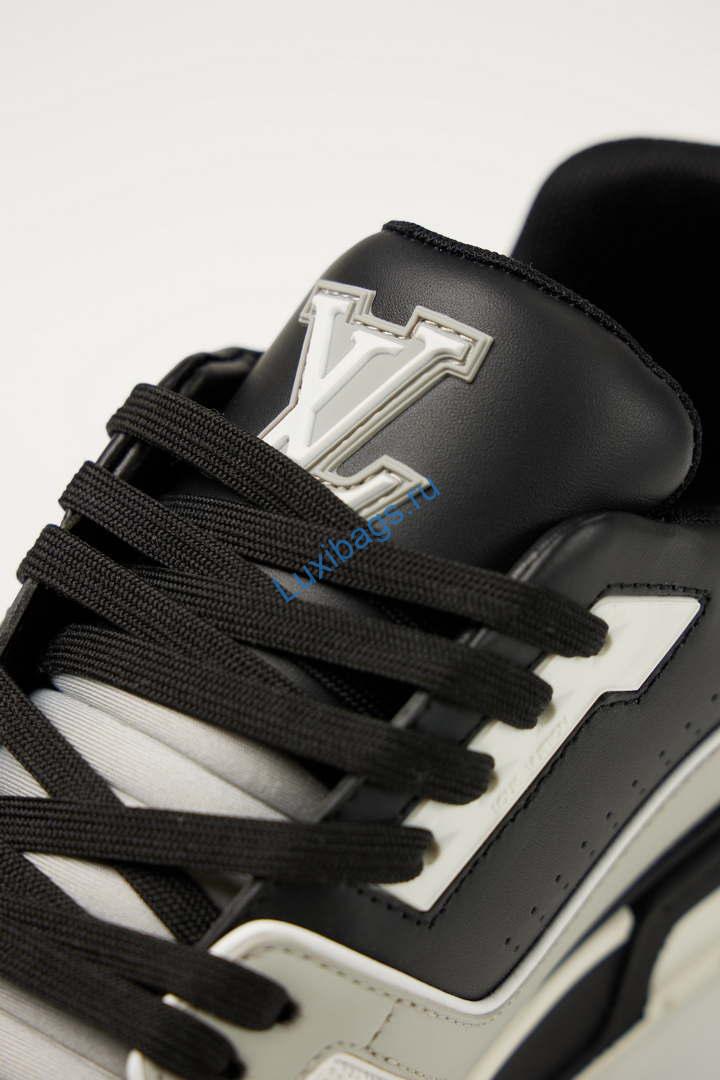 Louis Vuitton 1ABFAF Men Women's LV Trainer Sneaker L62464 | louis vuitton 1abfaf men womens lv trainer sneaker l62464 05