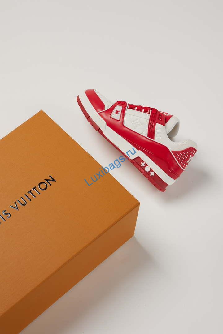 Louis Vuitton 1ABLUR Men Women's LV Trainer Sneaker L62466 | louis vuitton 1ablur men womens lv trainer sneaker l62466 03