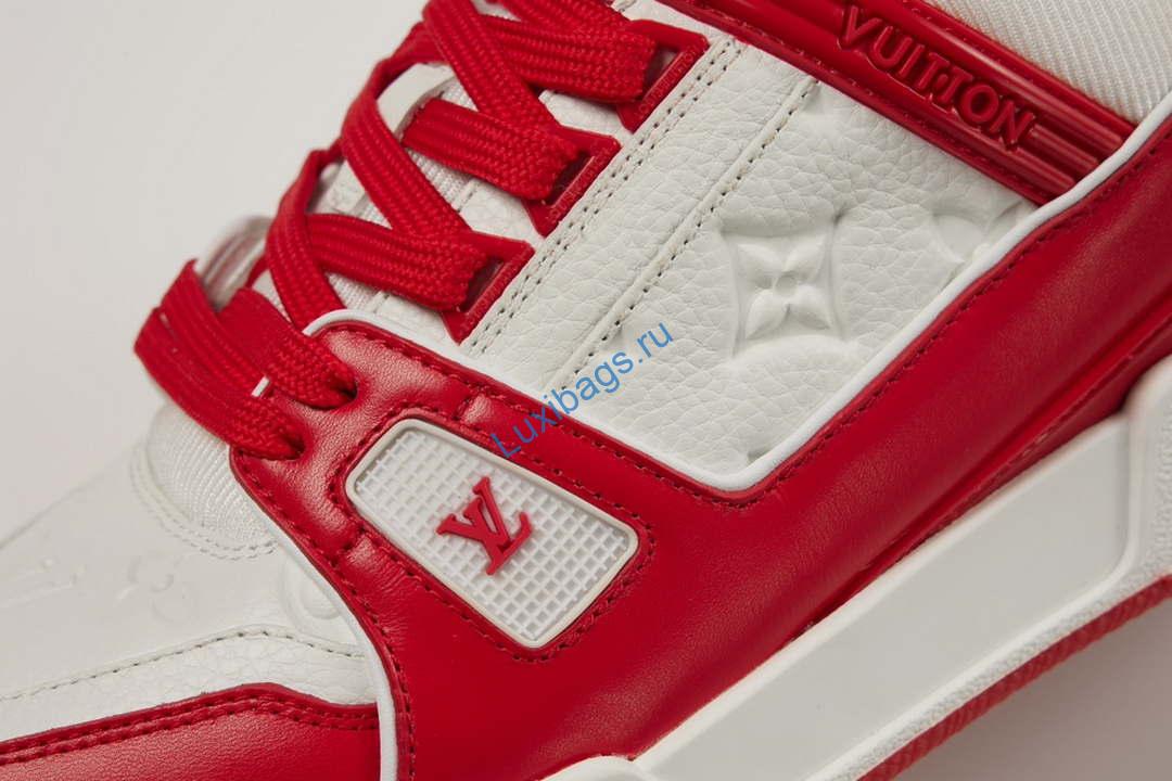 Louis Vuitton 1ABLUR Men Women's LV Trainer Sneaker L62466 | louis vuitton 1ablur men womens lv trainer sneaker l62466 07
