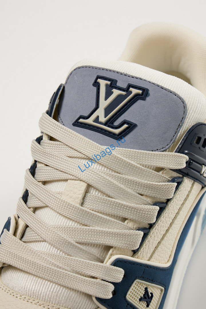 Louis Vuitton 1ABLUR Men Women's LV Trainer Sneaker L62468 | louis vuitton 1ablur men womens lv trainer sneaker l62468 05