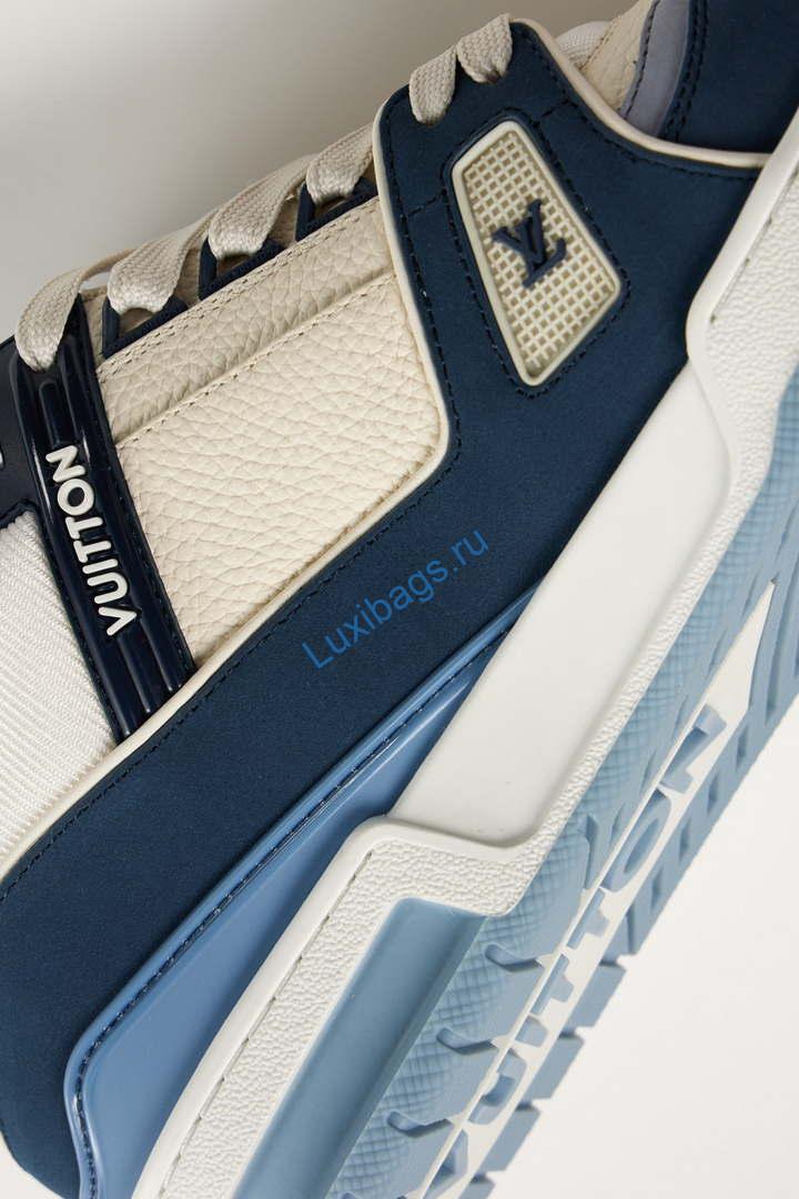Louis Vuitton 1ABLUR Men Women's LV Trainer Sneaker L62468 | louis vuitton 1ablur men womens lv trainer sneaker l62468 07