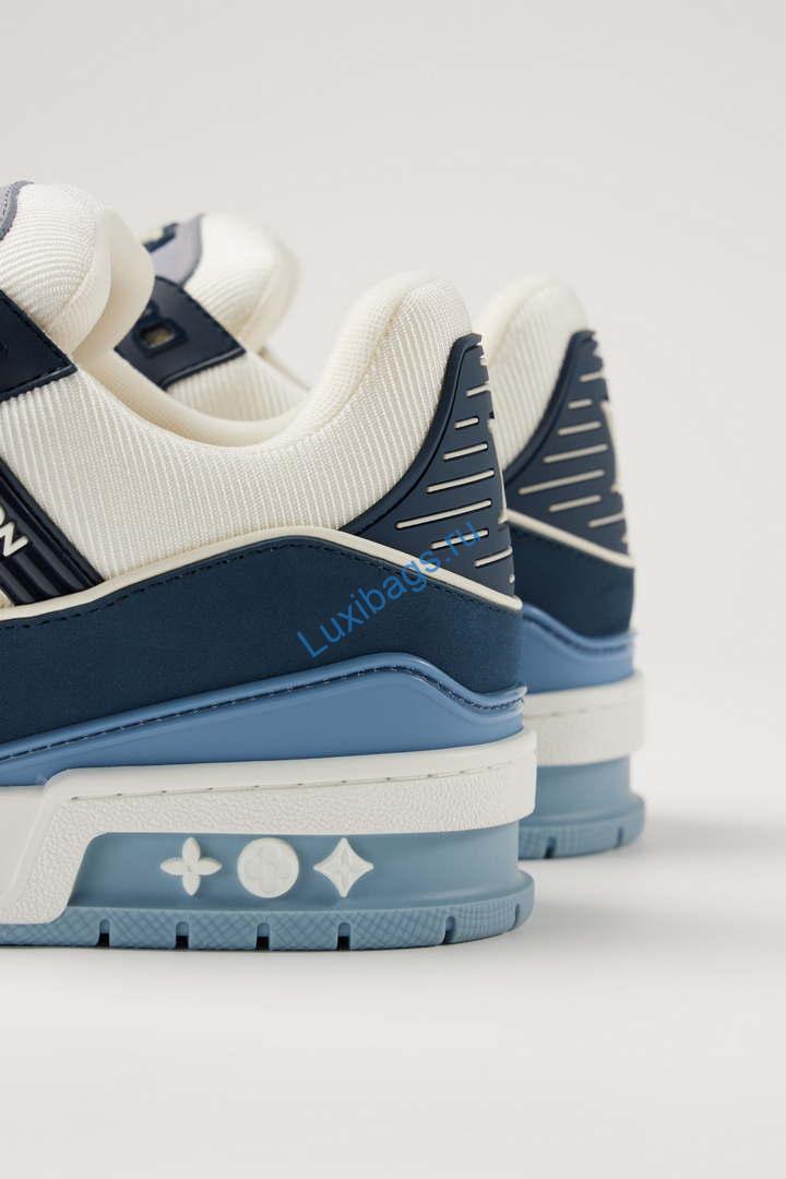 Louis Vuitton 1ABLUR Men Women's LV Trainer Sneaker L62468 | louis vuitton 1ablur men womens lv trainer sneaker l62468 09