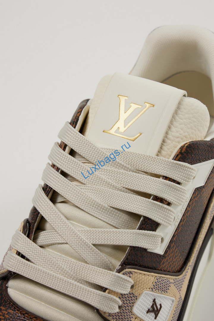 Louis Vuitton 1AC58D Men Women's LV Trainer Sneaker L62410 | louis vuitton 1ac58d men womens lv trainer sneaker l62410 05