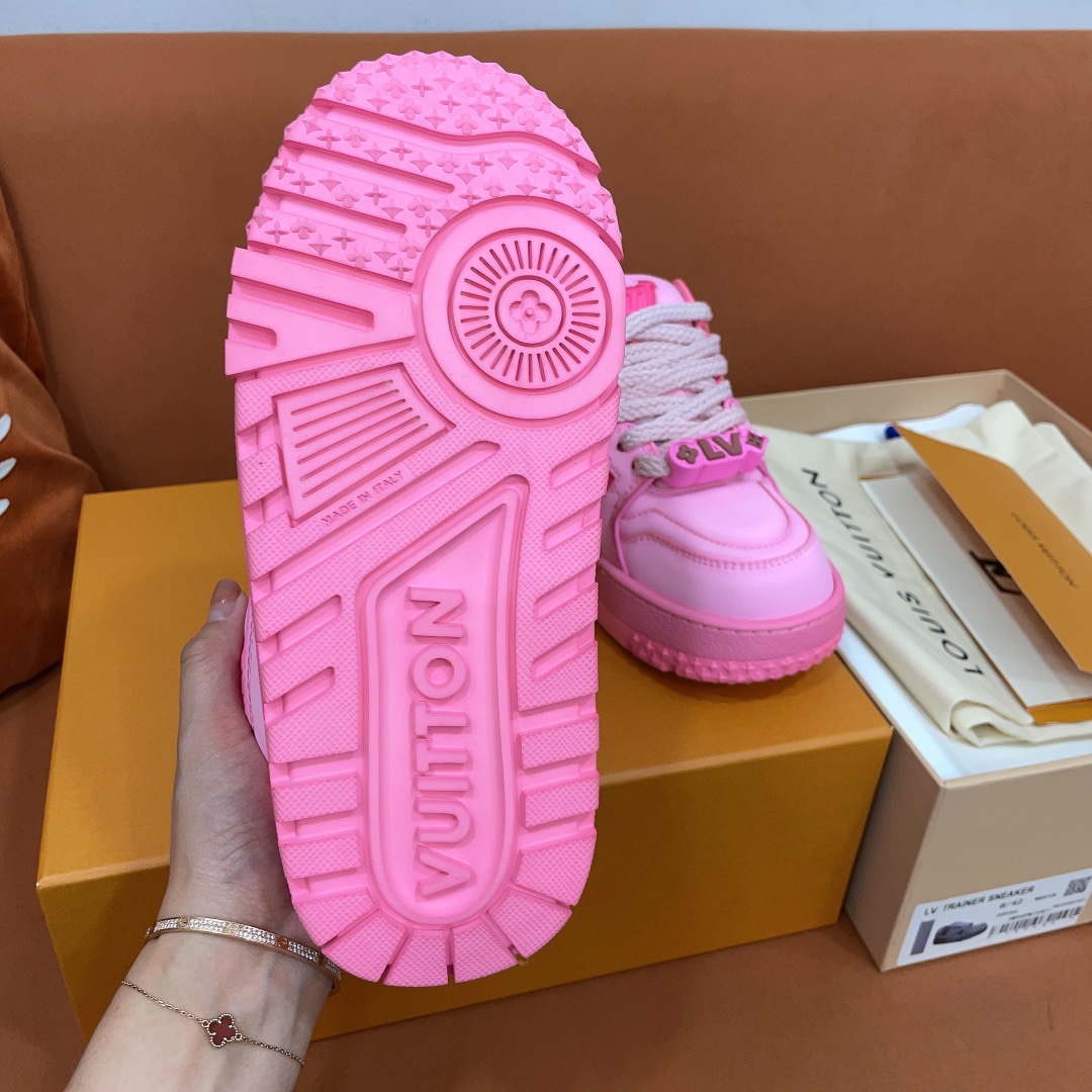 Louis Vuitton 1AC5C9 Men Women's LV Trainer Sneaker L62456 | louis vuitton 1ac5c9 men womens lv trainer sneaker l62450 61