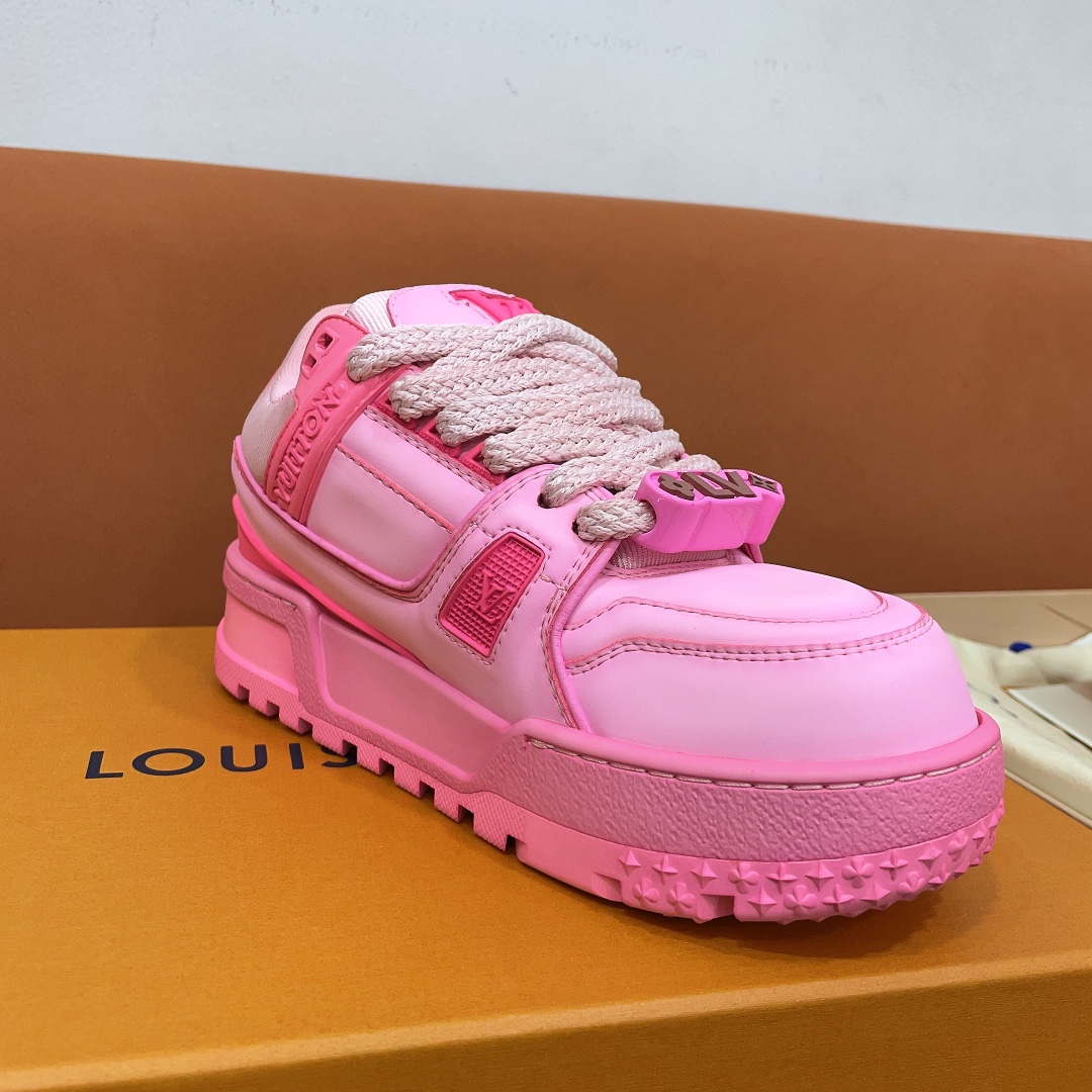 Louis Vuitton 1AC5C9 Men Women's LV Trainer Sneaker L62456 | louis vuitton 1ac5c9 men womens lv trainer sneaker l62450 63