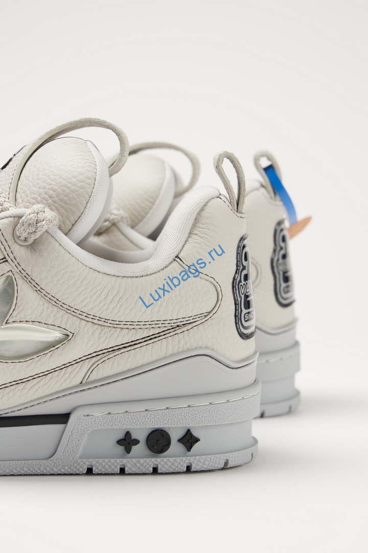 Louis Vuitton 1ACD7H Men Women's LV Trainer Sneaker L62488 | louis vuitton 1acd7h men womens lv trainer sneaker l62488 09