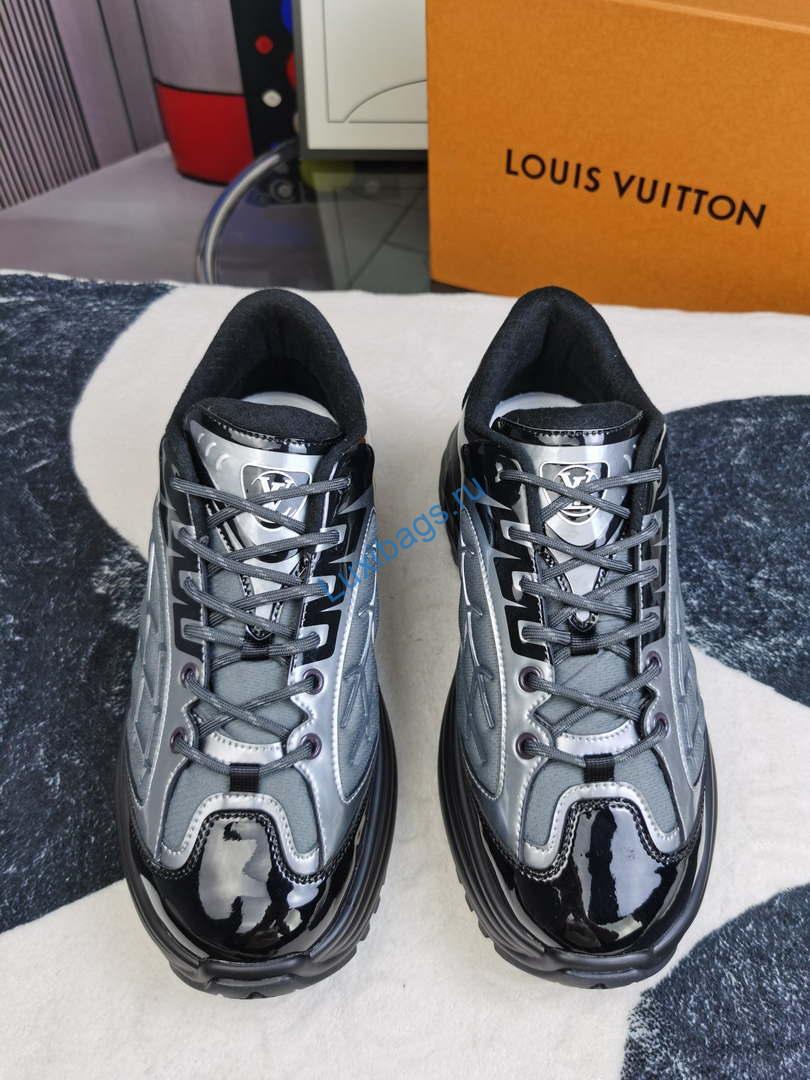Louis Vuitton 1ACEBQ Men Women's LV Discovery Lace Up L62404 | louis vuitton 1acebq men womens lv discovery lace up l62404 03