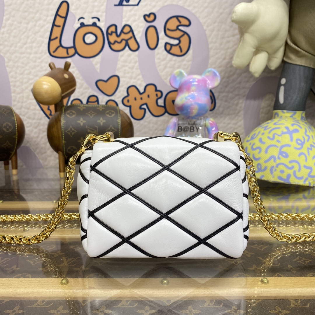 LV M23762 Louis Vuitton Pico GO-14 Bag Black/White | lv m23762 louis vuitton pico go 14 bag black white 2