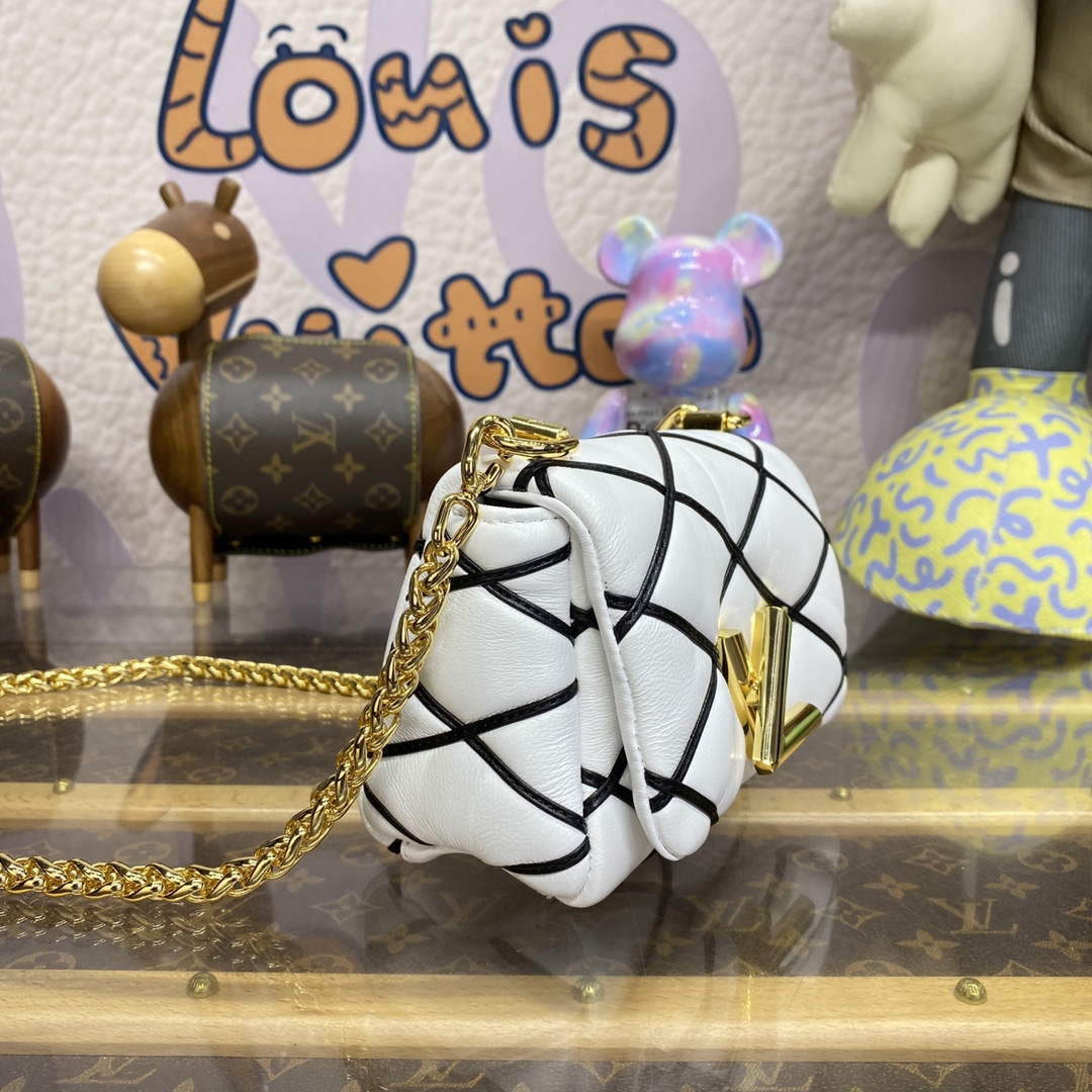 LV M23762 Louis Vuitton Pico GO-14 Bag Black/White | lv m23762 louis vuitton pico go 14 bag black white 3