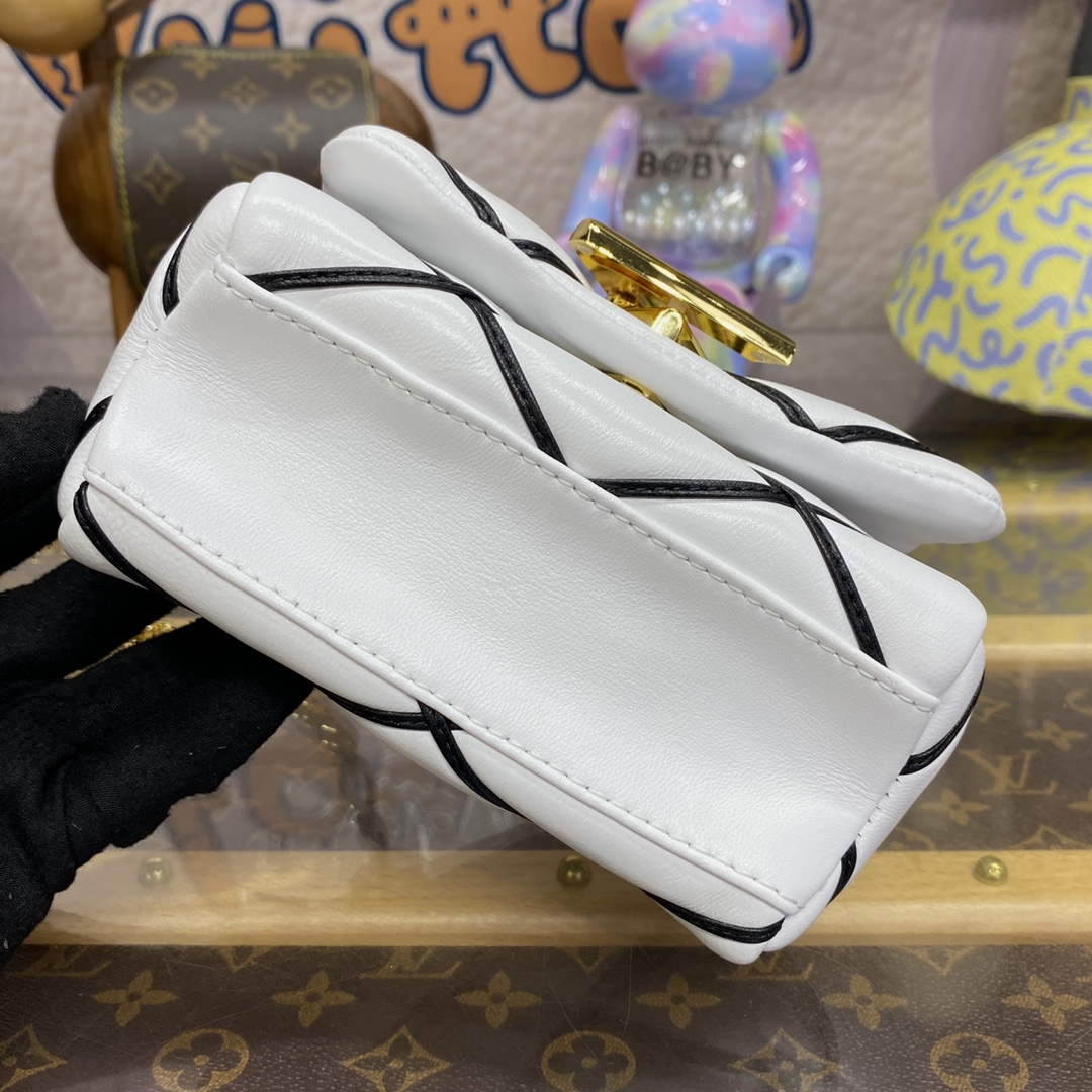 LV M23762 Louis Vuitton Pico GO-14 Bag Black/White | lv m23762 louis vuitton pico go 14 bag black white 4