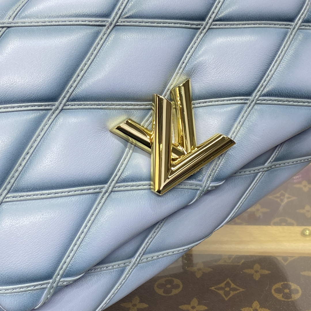 LV M24186 Louis Vuitton GO-14 MM Bag Foam Grey | lv m24186 louis vuitton go 14 mm bag foam grey 5