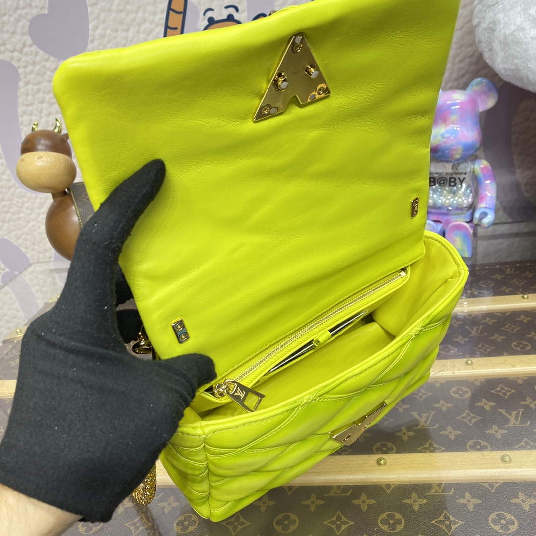 LV M24186 Louis Vuitton GO-14 MM Bag Lemon Yellow | lv m24186 louis vuitton go 14 mm bag lemon yellow 9