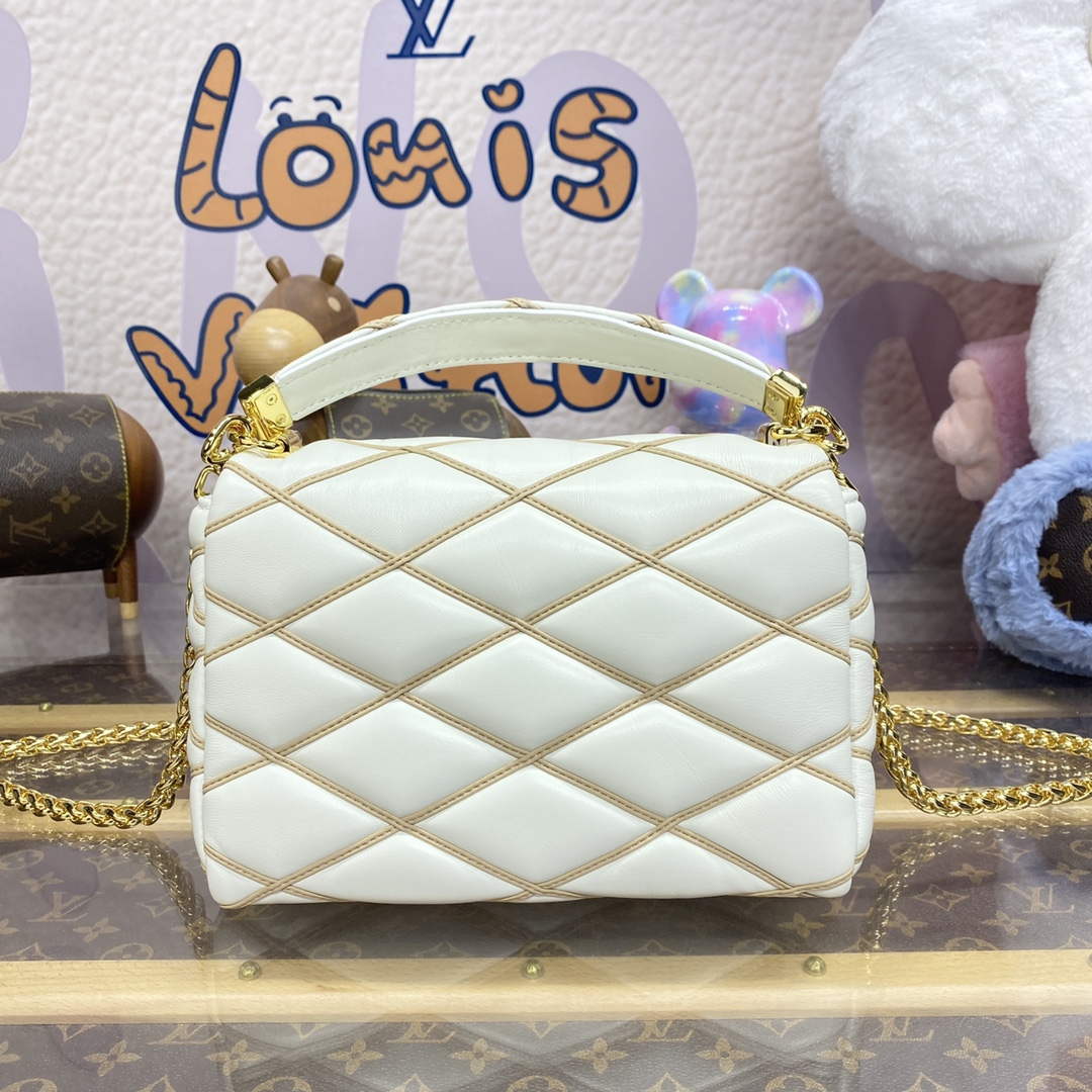 LV M24186 Louis Vuitton GO-14 MM Bag Off-white | lv m24186 louis vuitton go 14 mm bag off white 2